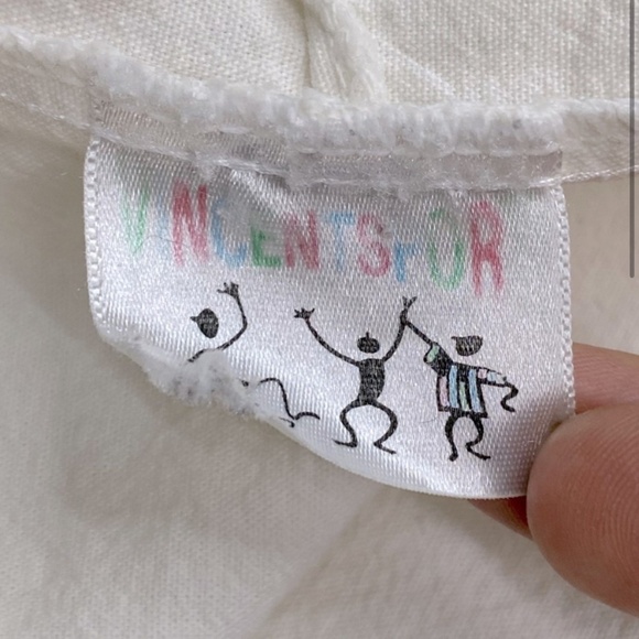 Vintage Vincent Sport White Full Zip Light Jacket Cancun L - Picture 3 of 12